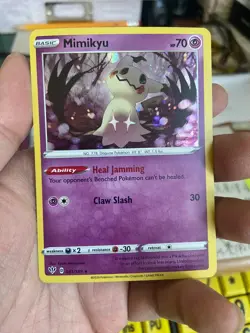 Mimikyu (81/189) Cosmos Holographic Pokemon card NM - Image 1