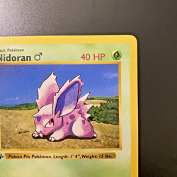 Nidoran M 55/102 1st Edition Shadowless Base Set Regular NM - Pokemon Card - Image 3