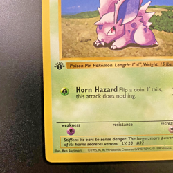 Nidoran M 55/102 1st Edition Shadowless Base Set Regular NM - Pokemon Card - Image 5