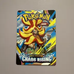 Mega Pyroar Trainer Tips Card from ME04: Chaos Rising Build and Battle - Image 1