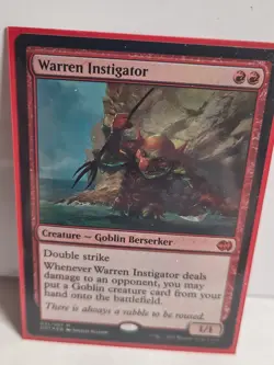 Warren Instigator Duel Decks: Merfolk vs. Goblins Foil - Image 1