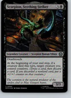 Scorpion, Seething Striker Foil SPM #64 MTG - Image 1