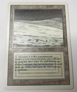 MTG Tundra Revised Edition NM Magic The Gathering Super Nice - Image 2