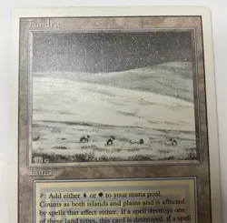 MTG Tundra Revised Edition NM Magic The Gathering Super Nice - Image 3