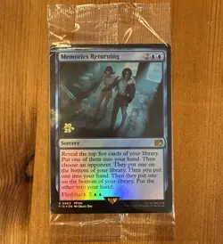 Memories Returning [Prerelease] R 0063, Sealed Foil Promo, MTG Final Fantasy FIN - Image 1