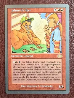 Jalum Grifter - MtG Unglued - R047 NM 1998 - Image 2