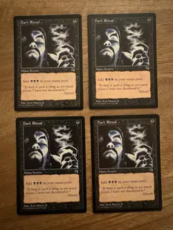 4x Dark Ritual NM Tempest MTG Multiple Sets Available - Image 1