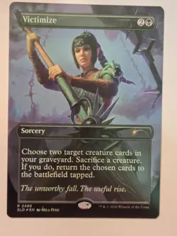 MTG Victimize Secret Lair Drop 2486 Foil Rare - Image 2