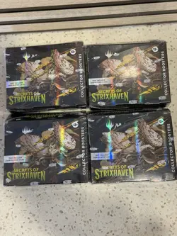 (4 Box Lot) 2026 Magic The Gathering Secrets of Strixhaven Collector Booster Box - Image 1