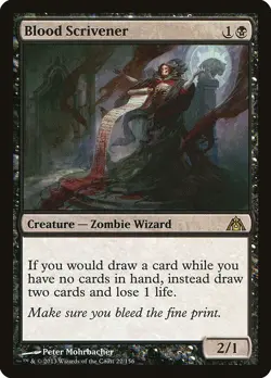 Blood Scrivener Foil Dragon's Maze 22 NM MTG - Image 1