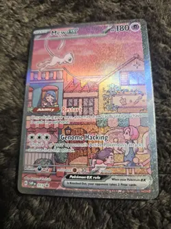 Pokemon TCG Mew ex SVP 053 Scarlet & Violet Promo Full Art Holo 180 HP - Image 1