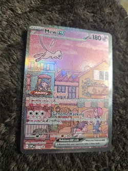 Pokemon TCG Mew ex SVP 053 Scarlet & Violet Promo Full Art Holo 180 HP - Image 2