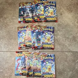 Pokemon TCG Surging Sparks Booster Packs Lot of 15 (English, 2024) - Image 1