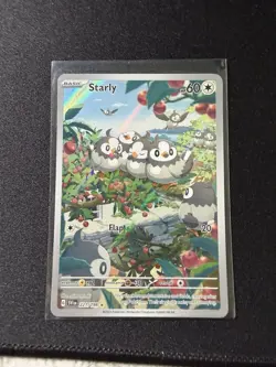 Pokemon TCG Starly Card 221/198 SV01 Scarlet & Violet Base Set - Image 1