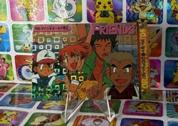 Pokemon Vintage Pocket Monsters Vending HOLO Prism Sticker 1998 Bandai Nintendo - Image 2