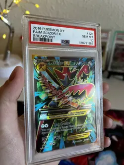 Pokemon M Scizor EX Full Art 120 PSA 10 Holo *Fresh Grade* - POP 619 ✂ - Image 5