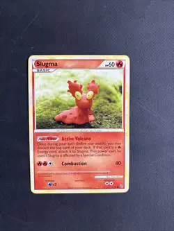 Pokemon TCG Slugma HGSS Undaunted 67/90 Regular Common Non Holo 2010 Nintendo - Image 1
