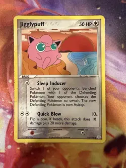 2004 Pokemon Jigglypuff 65/112 EX FireRed & LeafGreen - Hp - Authentic - Image 1