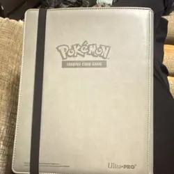 Ultra PRO Pokemon TCG Binder Mewtwo Gray & Purple Faux Leather Elastic Strap - Image 2