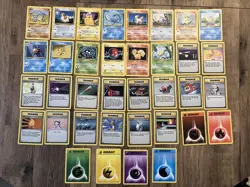 125 Vintage Pokemon WOTC Bundle – Base/Jungle/Fossil - No Duplicates - Image 3