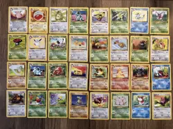 125 Vintage Pokemon WOTC Bundle – Base/Jungle/Fossil - No Duplicates - Image 4