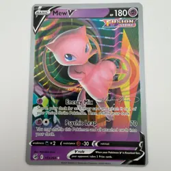 Pokemon TCG Mew V - 2022 Ultra Rare World Championship Decks 113/264 NM - Image 1