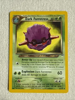 💥 DARK FORRETRESS # 35/105 Neo Destiny Non Holo Vintage Pokemon - Image 1