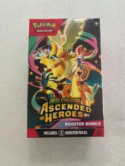 NEW Pokemon TCG: Ascended Heroes Factory Sealed Booster Bundle Box - Image 1