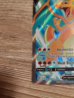 Pokemon TCG Charizard V 153/172 Swsh09 Brilliant Stars Holo NM - Image 5