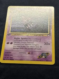 Pokemon Sabrina's Haunter #58 Heroes 1st Edition - Sabrina’s Bane & then Bestie - Image 3