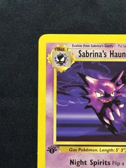 Pokemon Sabrina's Haunter #58 Heroes 1st Edition - Sabrina’s Bane & then Bestie - Image 4