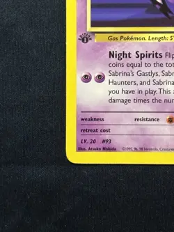 Pokemon Sabrina's Haunter #58 Heroes 1st Edition - Sabrina’s Bane & then Bestie - Image 5
