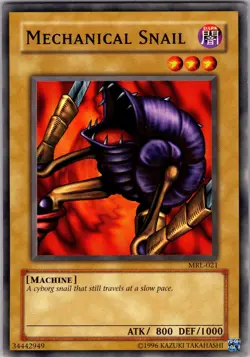 Yu-Gi-Oh TCG Mechanical Snail Magic Ruler MRL-021 Unlimited Common Card LP-NM - Image 1
