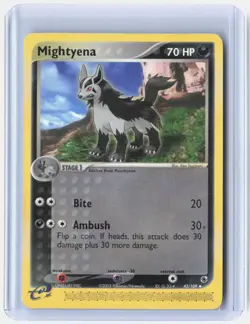 Mightyena 42/109 Uncommon Ruby & Sapphire Pokemon Near Mint - Image 1