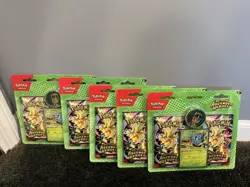 4 Pokemon Prismatic Evolutions Tech Sticker & 8 Ascended Heroes 2 Packs Sealed - Image 3