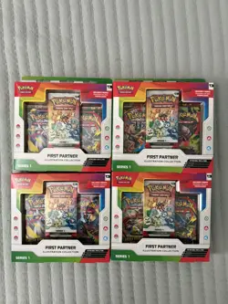 Pokemon TCG First Partner Illustration Collection Series 1 New Sealed - Image 1