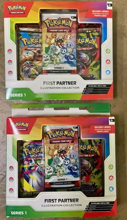 Pokemon TCG First Partner Illustration Collection Box Series 1 New/Sealed - Image 1