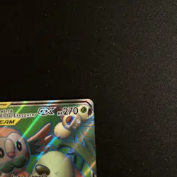 Pokemon Rowlet & Alolan Exeggutor GX 214/236 Ultra Rare Full Art Holo Tag Team - Image 4