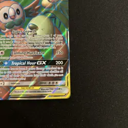 Pokemon Rowlet & Alolan Exeggutor GX 214/236 Ultra Rare Full Art Holo Tag Team - Image 5