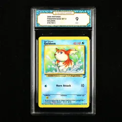 TQG 9 Mint 2000 Pokemon ENG Goldeen #76/130 C - Image 1