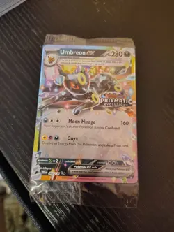 Pokemon TCG Umbreon EX 060/131 Sealed Holo Rare Stamped Prismatic Evolutions - Image 1