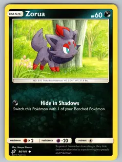 Zorua 90/181 Common Team Up Pokemon Near Mint - Image 1