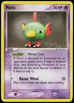 Natu 66/107 Deoxys Non-Holo Pokemon TCG - Image 1