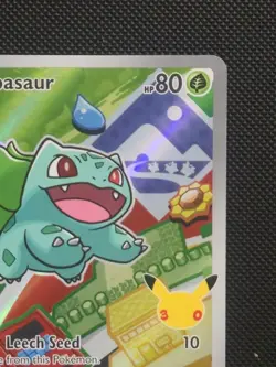 Pokemon Bulbasaur 037 Holo Promo MEP First Partner Illustration Kanto - Image 3