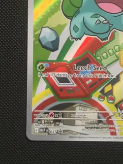 Pokemon Bulbasaur 037 Holo Promo MEP First Partner Illustration Kanto - Image 5