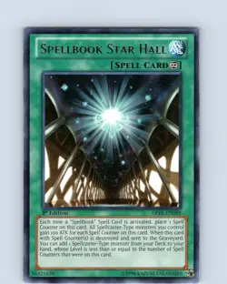 Yu-Gi-Oh TCG Spellbook Star Hall ABYR-EN088 1st Edition Regular Rare Card NM - Image 1