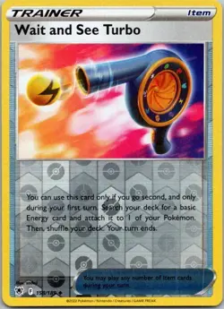 Pokemon Wait And See Turbo Astral Radiance 158/189 Reverse Holo Uncommon Card NM - Image 1