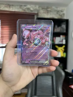 Team Rocket’s Mewtwo EX 205 Promo Destined Rivals Pokemon Card - Image 1