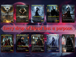 Dracula Themed Vampire Commander MTG Alt-Art Deck. Ready to Play! - Image 3