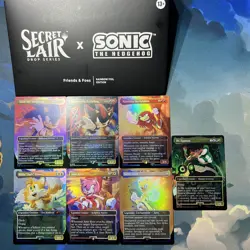 MTG Secret Lair Sonic: Friends Foes Foil Edition (Unsealed) - Image 1